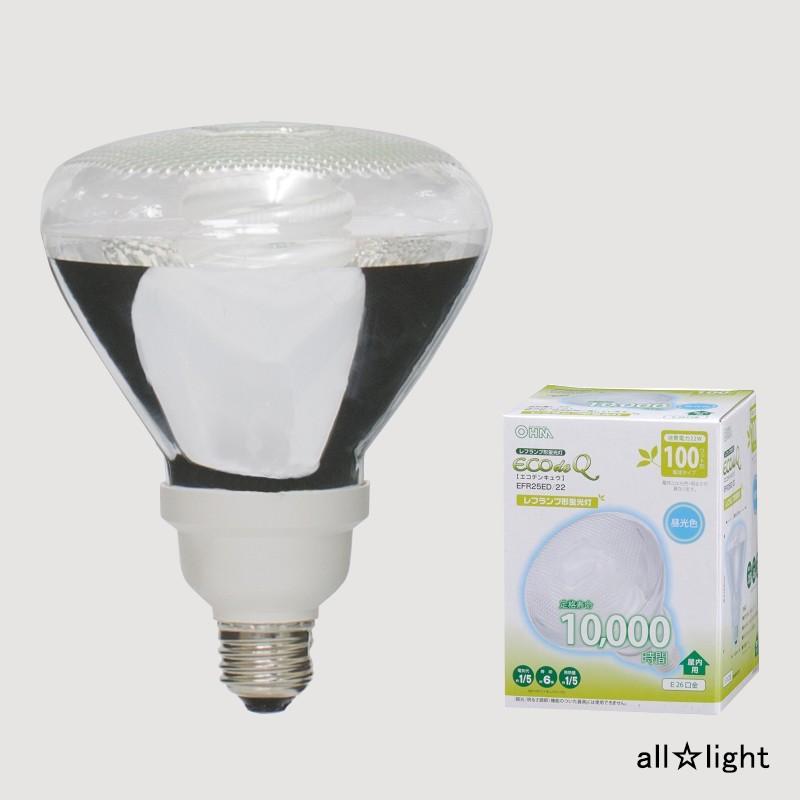 オーム電機　エコデンキュウ 電球形蛍光灯 ボール形 E26 100形相当 昼光色 エコデンキュウ [品番]04