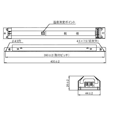 TOSHIBA（東芝） 共進 蛍光灯用インバーター安定器 FHF54（54W