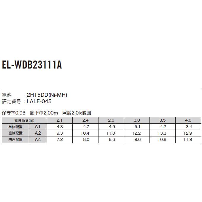 三菱電機（MITSUBISHI ELECTRIC） 三菱 非常用照明 埋込形 電池内蔵形