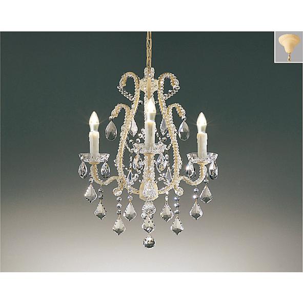 ENDO　LEDシャンデリア 電球色2700K 透明シャンデリア球40W形×3相当　ERC2035XB（ランプ別売）