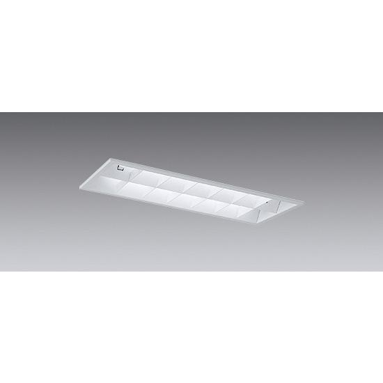 ENDO LEDベースライト 2灯用 埋込形 FL20W相当 白ルーバ形 ERK9084W（ランプ別売）