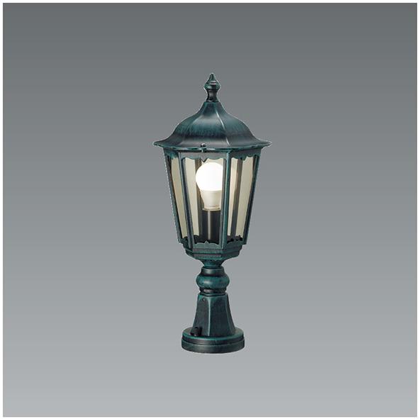 遠藤照明 ENDO LED門柱灯 白熱球30W形相当 古味仕上 青銅色 ERL8154GB