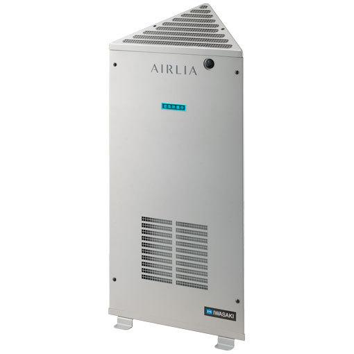 岩崎　空気循環式紫外線清浄機 エアーリア デルタ（ランプ付） 空気除菌 コーナー据置タイプ 約15畳用 紫外線の力で細菌・ウイルスを除去　FDST15101GL1