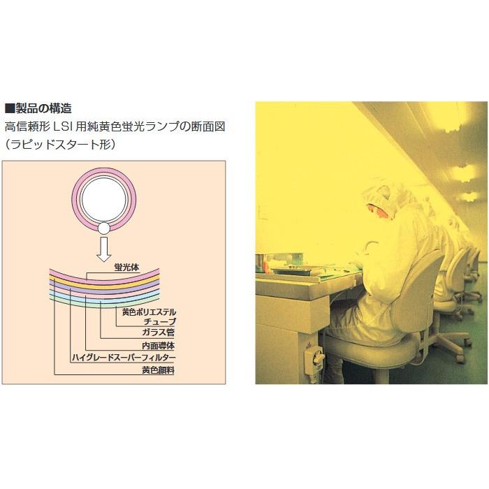 ホタルクス 純黄色蛍光ランプ（蛍光灯） 半導体工業用 直管 高周波点灯