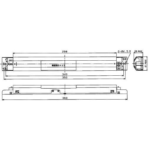 TOSHIBA（東芝） 蛍光灯用インバーター安定器 FHP45（45W） 2