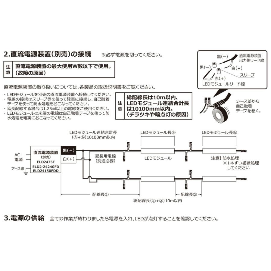 DNライティング 屋外用フレキシブルLEDモジュール FXA-S11-WP 電源別売