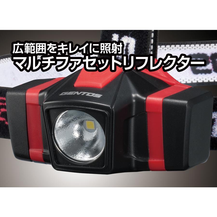 GENTOS（ジェントス） COMPACT HEADLIGHT 高出力LEDヘッドライト 白色