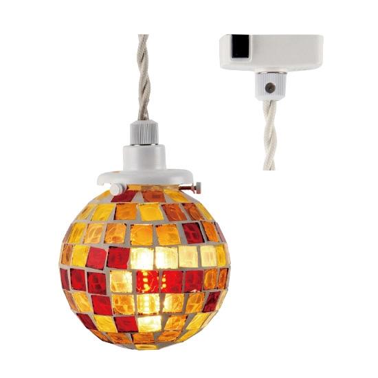 キシマ（KISHIMA） 小型ペンダントライト 引掛シーリング用 モザイク