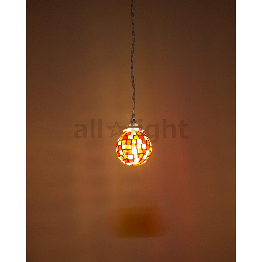 キシマ（KISHIMA） 小型ペンダントライト 引掛シーリング用 モザイク