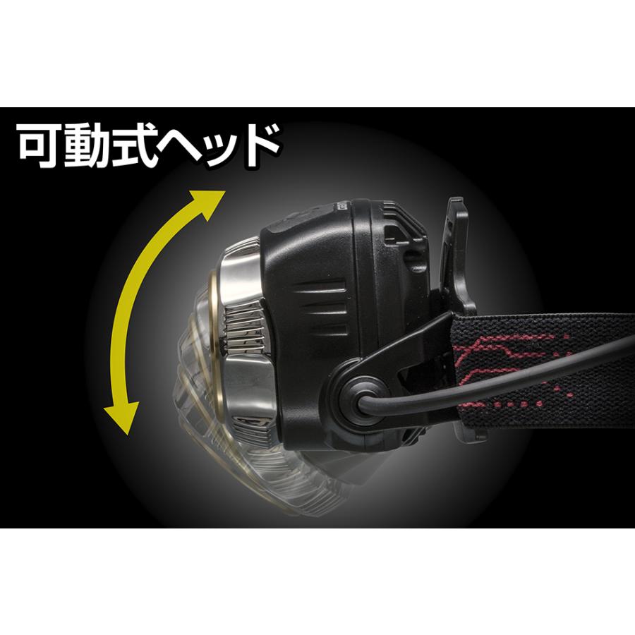 GENTOS（ジェントス） Gシリーズ LEDヘッドライト 高輝度白色LED IP66