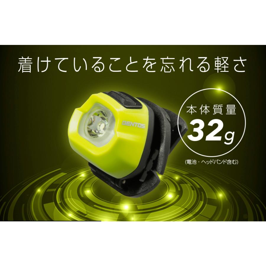 GENTOS（ジェントス） COMPACT HEADLIGHT コンパクトヘッドライト 白色