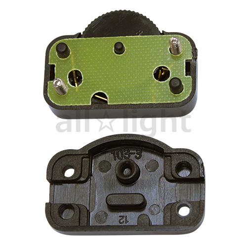 ☆ Hi−Lo式中間スイッチ 白熱電球専用 ブラック（黒色） 200W