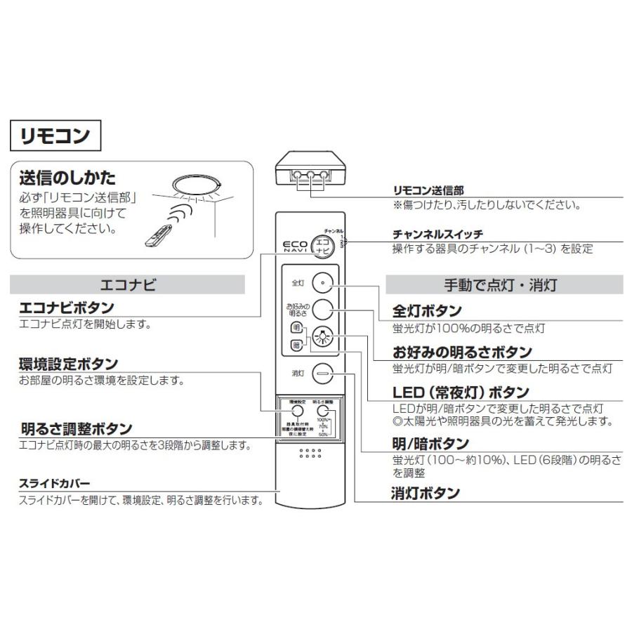 Panasonic（パナソニック） 照明器具用リモコン LEDシーリング