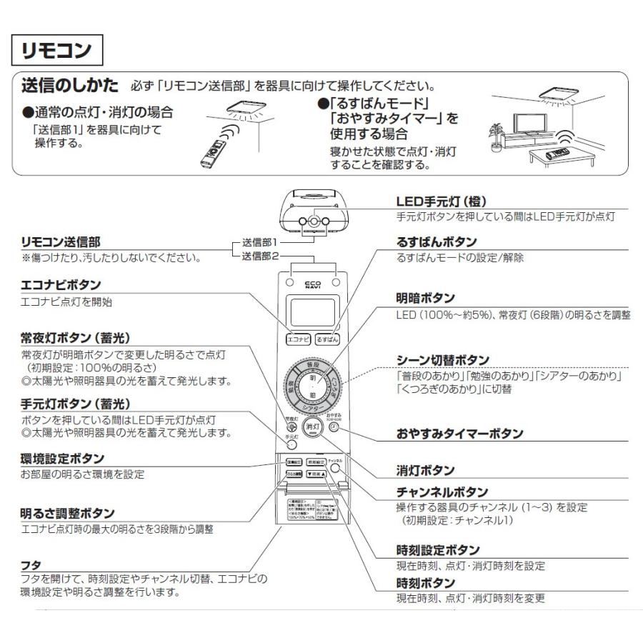 Panasonic（パナソニック） 照明器具用リモコン LEDシーリング