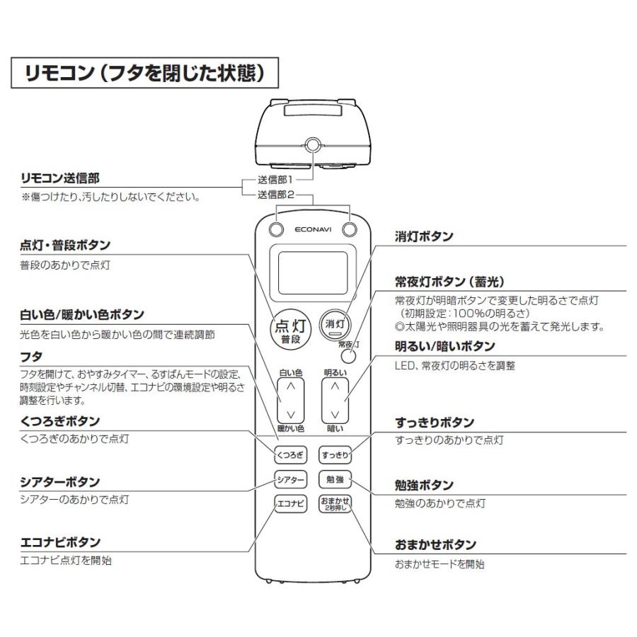Panasonic（パナソニック） 照明器具用リモコン LEDシーリング