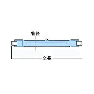 PHOENIX ハロゲン電球 J110V 1000W 両口金 フェニックス電機 フェニックス 両口ハロゲンランプ 110V 100W