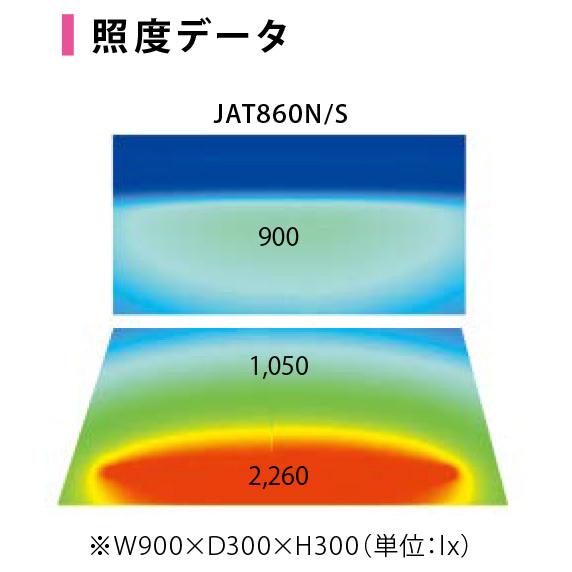 プリンス LED棚下照明器具 ディーライン Jシリーズ Aタイプ 全長710mm 白色 4000K JAT710W/S ※受注生産品の画像