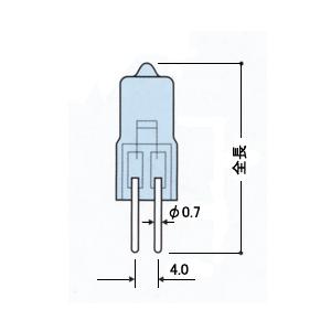 フェニックス電機 フェニックス JCハロゲンランプ 12V 20W G4