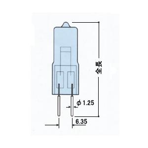 フェニックス電機 フェニックス JCハロゲンランプ 12V 75W
