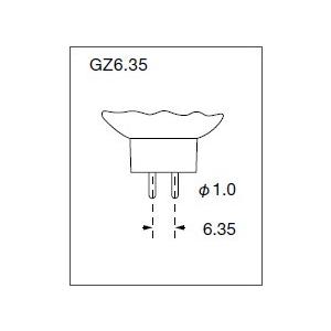 JCR12V100W(5)【USHIO】1本3,909円(税込￥4,300)鏡面ミラー付き集光型ハロゲン5個セット ウシオ電機 USHIO 光学機器用 ミラー付きハロゲンランプ JCR