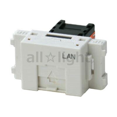 神保電器（JIMBO） LAN用埋込モジュラージャック Cat6A対応 LAN文字