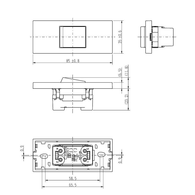 神保電器 Nkシリーズ 家具 機器用4路スイッチセット 什器用 1口 ソリッドグレー Sg Kag 1507 受注生産品 Kag1507 Jimbo オールライト Yahoo 店 通販 Yahoo ショッピング