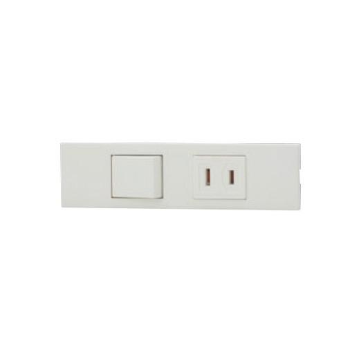 神保電器（JIMBO） NKシリーズ 家具・機器用3路スイッチ+コンセント
