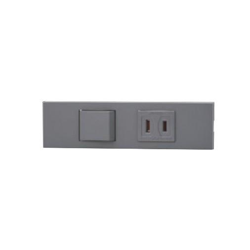 神保電器（JIMBO） NKシリーズ 家具・機器用3路スイッチ+コンセント
