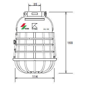 スズデン スズラン灯用ガード 白色(ホワイト) KG-100|alllight|04