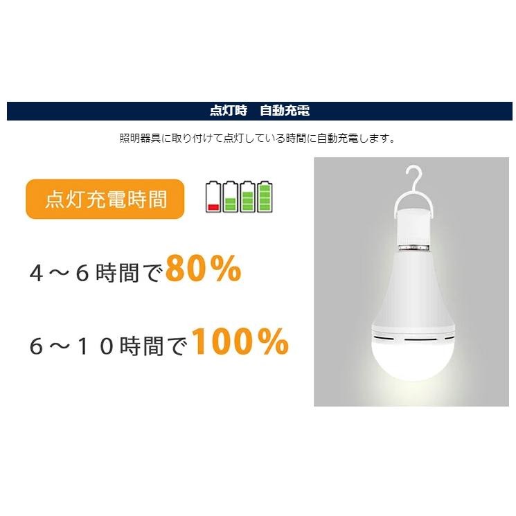 かりはな製作所 蓄電型LED電球 防災電球 一般電球形 60W形相当 電球色