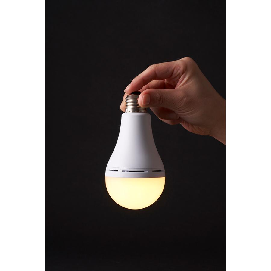 かりはな製作所 蓄電型LED電球 防災電球 一般電球形 60W形相当 電球色