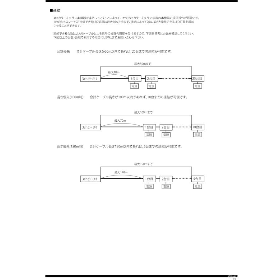 TOKISTAR　3chスレーバ 定格入力DC8V-24V 定格出力DC8V時3.33A×3回路 DC24V時1.66A×3回路　LC-K-3CH-DPJ | トキスター | 03