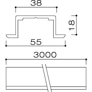 ｏｄｅｌｉｃ ライティングダクトレール埋込枠 長3m ホワイト Ld0260t Ld0260t Odelic オールライト Yahoo 店 通販 Yahoo ショッピング