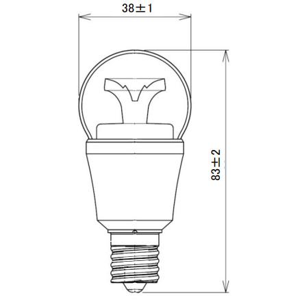 Panasonic（パナソニック） LED電球 小形電球タイプ クリアタイプ 小形