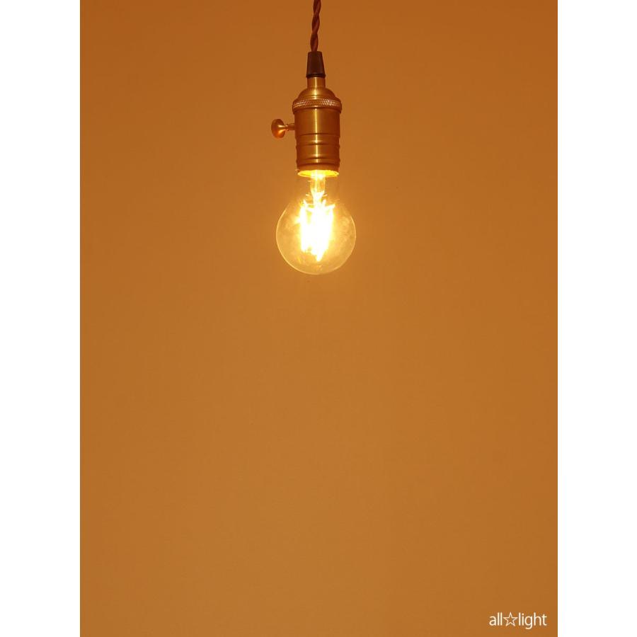 ☆ LEDフィラメントバルブ LED電球 一般電球形 クリア A19 E26 100V 4W