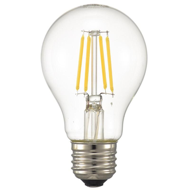 OHM（オーム電機） LEDフィラメントタイプ電球 一般電球形 クリア 一般