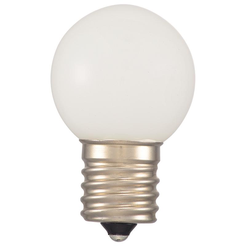オーム電機 LED電球 ミニボール球 装飾用 1.2W 65lm 電球色 G30（外径