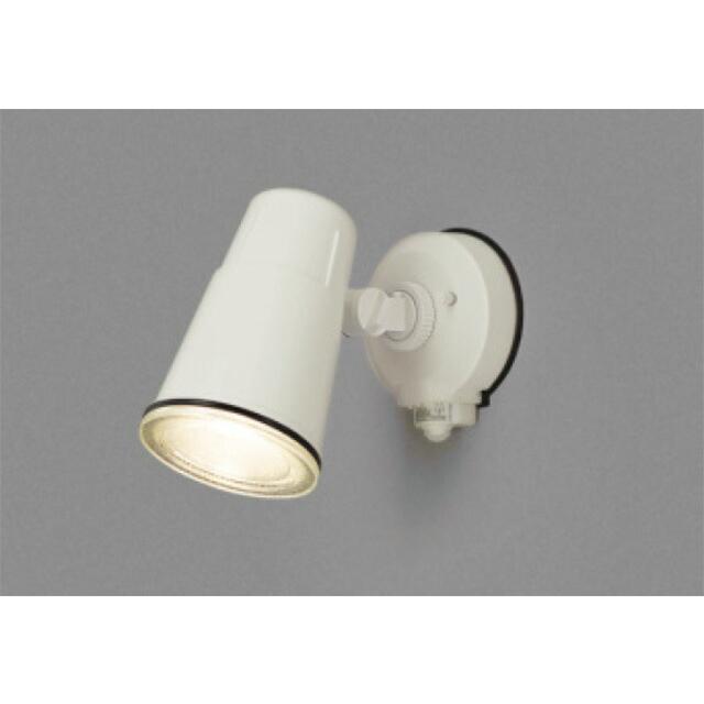 東芝　LEDアウトドアスポットライト 直付用 ON/OFFセンサー 壁面専用 前面ガラス付き 一般電球形LED(E26)適合 白(ホワイト) ランプ別売　LEDS88900Y(W)M
