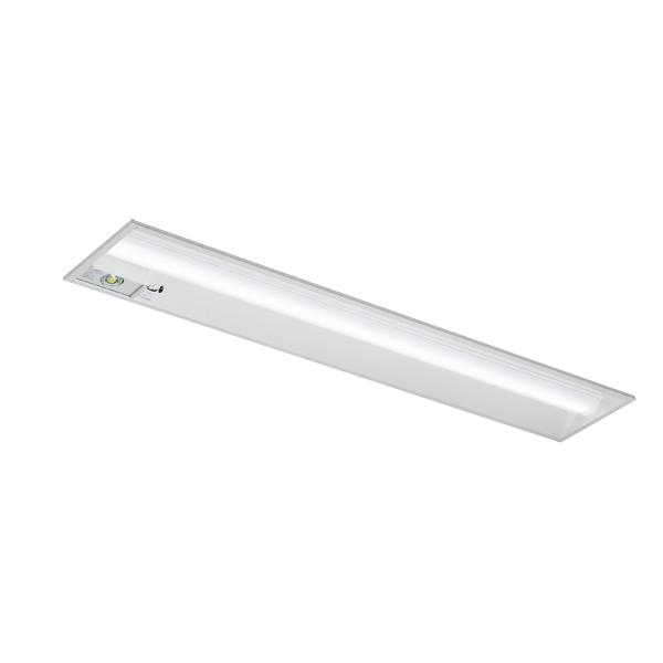 東芝 非常用照明器具 非常時定格出力 埋込形 40タイプ W220 Hf32×2灯定格出力相当 白色 LEDバー付き　LEKRJ422524W-LS9(LEERJ42203LS9+LEEM40523W01)