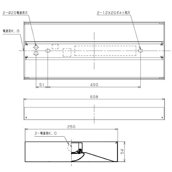 東芝 LEDベースライト 20タイプ 専用調光器対応 直付下面開放 Hf16×1灯高出力形器具相当 白色  LEKT225163W-LD9(LEET22501LD9+LEEM20163W01) ※受注生産品の画像
