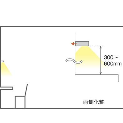 安いアウトレットストア パナソニック　スリムライン照明　直付タイプ　両側化粧/狭面・電源投入タイプ（標準入線）　専用調光器対応　L700タイプ　昼白色　LED内蔵　LGB51325XG1