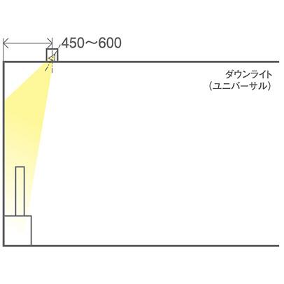 パナソニック　ユニバーサルダウンライト 高気密SB形 埋込穴φ100mm 60形電球1灯相当 昼白色 LED内蔵　LGD1402NLE1_10
