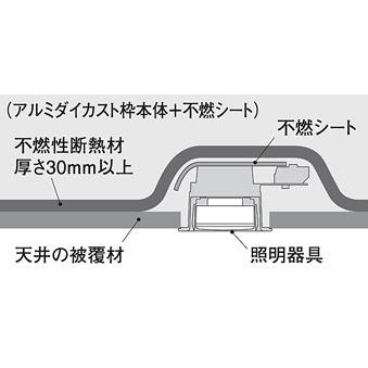 Panasonic（パナソニック） ダウンライト 温白色 浅型9H・高気密SB形