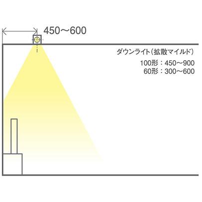 パナソニック　ダウンライト 高気密SB形 埋込穴φ100mm 60形電球1灯相当 温白色 LED内蔵　LSEB9531LE1｜alllight｜13