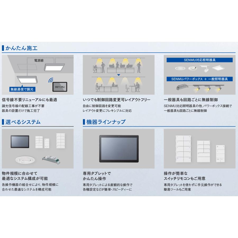 DAIKO　壁シーンスイッチ ＳＥＮＭＵ 無線制御システム用　LSM-BKS01｜alllight｜04