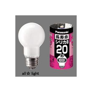 Panasonic パナソニック 長寿命シリカ電球（一般電球） 20形
