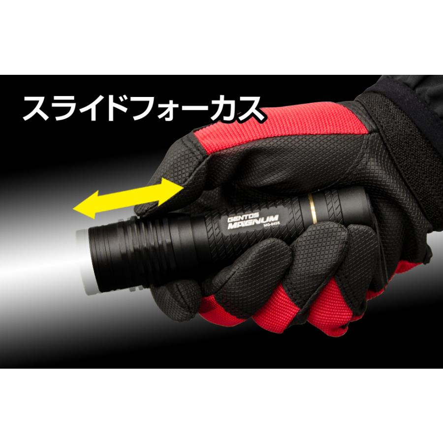 GENTOS（ジェントス） MAGNUMシリーズ 充電式LEDハンディライト 回転