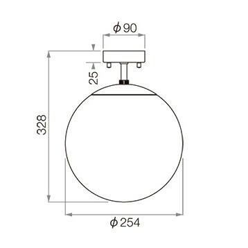 ＭＡＸＲＡＹ シーリングライト オーブ ゴールド 直付タイプ １灯 Ｅ２６口金用（ランプ別売） Φ２５４ｍｍ ML30152-38-01(OP017120238+OP01733)の画像