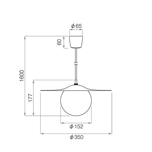 MAXRAY（マックスレイ） ペンダントライト オーブ プレートペンダント