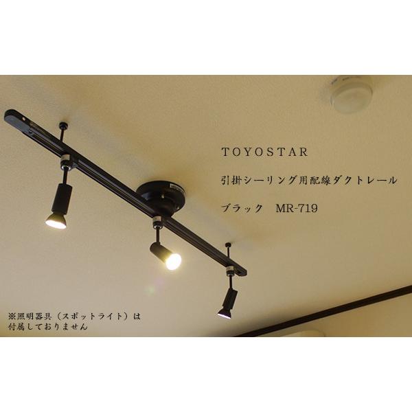TOYOSTAR 簡易取付け式 引掛シーリング用配線ダクトレール